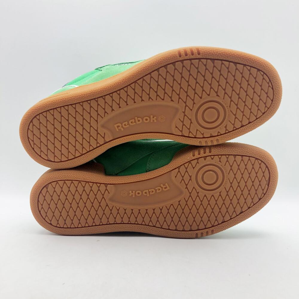 Reebok x Pleasures Club C Bulc Sneakers Mens 12 Green White Suede Casual NIB - Picture 10 of 11
